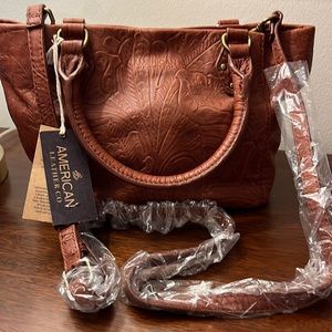 AMERICAN LEATHER CO FRENCHIE CONVERTIBLE MINI SATCHEL BAG